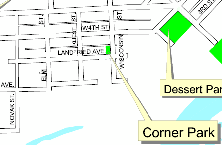 Corner Park map